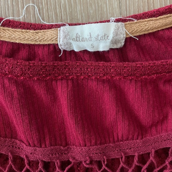 Altar’d State by Urban Outfitters waffle top (size small) - Picture 3 of 5